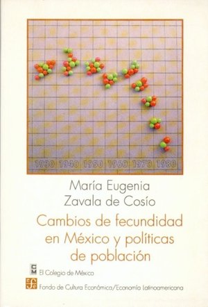 Cambios de fecundidad en México y pol¡ticas de población, de ZAVALA DE COSIO, MARIA EUGENIA | portada del libro