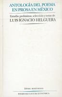 Antolog¡a del poema en prosa, de HELGUERA, LUIS IGNACIO | portada del libro