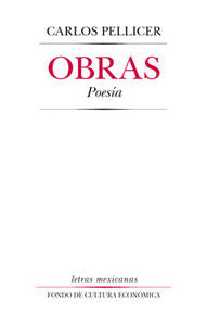 OBRAS: POESIA, de PELLICER, CARLOS | portada del libro