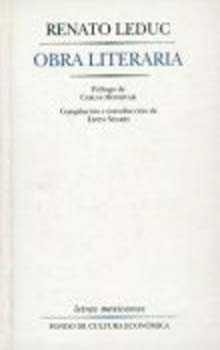 OBRA LITERARIA, de LEDUC, RENATO | portada del libro