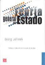 TEORIA GENERAL DEL ESTADO, de Georg Jellinek | portada del libro