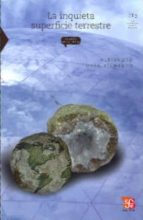INQUIETA SUPERFICIE TERRESTRE, de ALEJANDRO NAVA PICHARDO | portada del libro