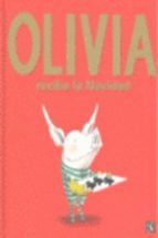 OLIVIA RECIBE LA NAVIDAD, de Ian Falconer | portada del libro