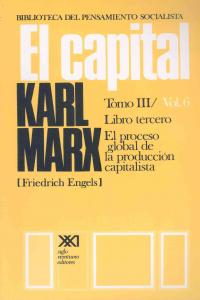 CAPITAL 06 LIBRO TERCERO, de Marx | portada del libro