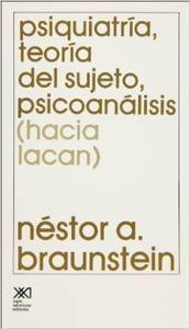 Psiquiatría, teoría del sujeto, psicoanálisis, de Braunstein, Néstor A. | portada del libro
