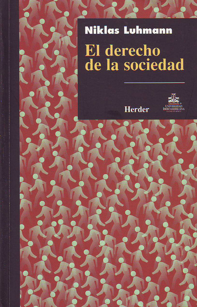 EL DERECHO DE LA SOCIEDAD, de LUHMANN, NIKLAS | portada del libro