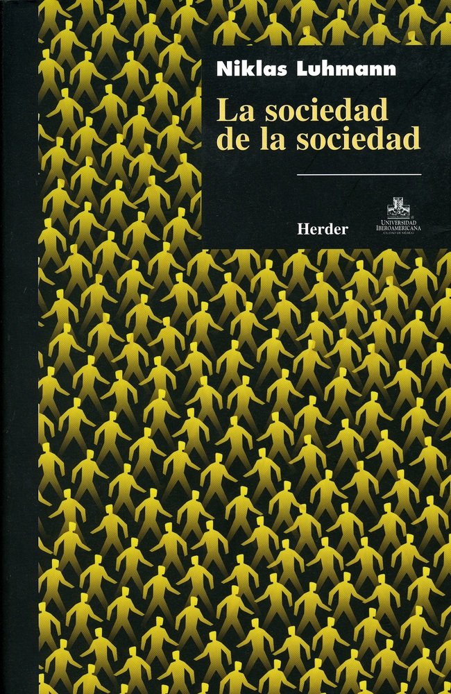 La sociedad de la sociedad, de Luhmann, Niklas | portada del libro