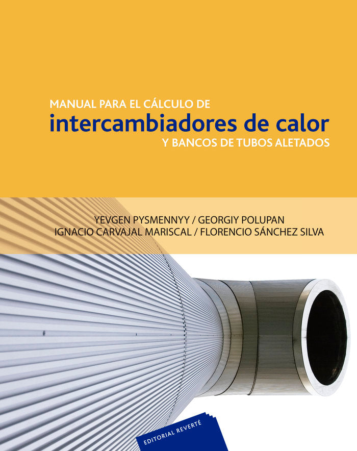 Manual para el cálculo de intercambiadores de calor y bancos de tubos aletados, de Pysmennyy, Yevgen | portada del libro
