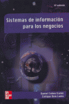 SISTEMAS INFORMACION PARA LOS NEGOCIOS 4ª, de COHEN KAREN | portada del libro