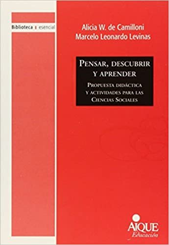PENSAR DESCUBRIR Y APRENDER, de Camilloni, Alicia | portada del libro