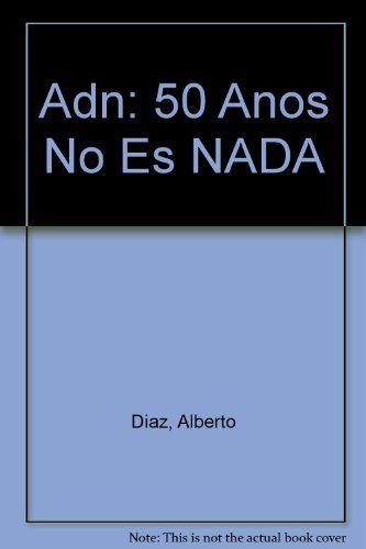 ADN, de Golombek, Diego | portada del libro