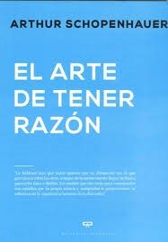 ARTE DE TENER RAZON,EL, de ARTHUR SCHOPENNHAUER | portada del libro