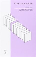 Shanzhai. El arte de la falsificación y la deconstruccion en china, de Byung-Chul Han | portada del libro