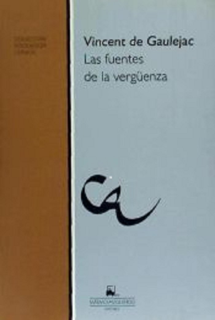 LAS FUENTES DE LA VERGUENZA, de de Gaulejac | portada del libro