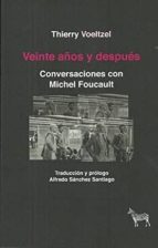 VEINTE AÑOS Y DESPUES, de THIERRY VOELTZEL | portada del libro