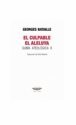 El CULPABLE EL ALELUYA, de BATAILLE | portada del libro