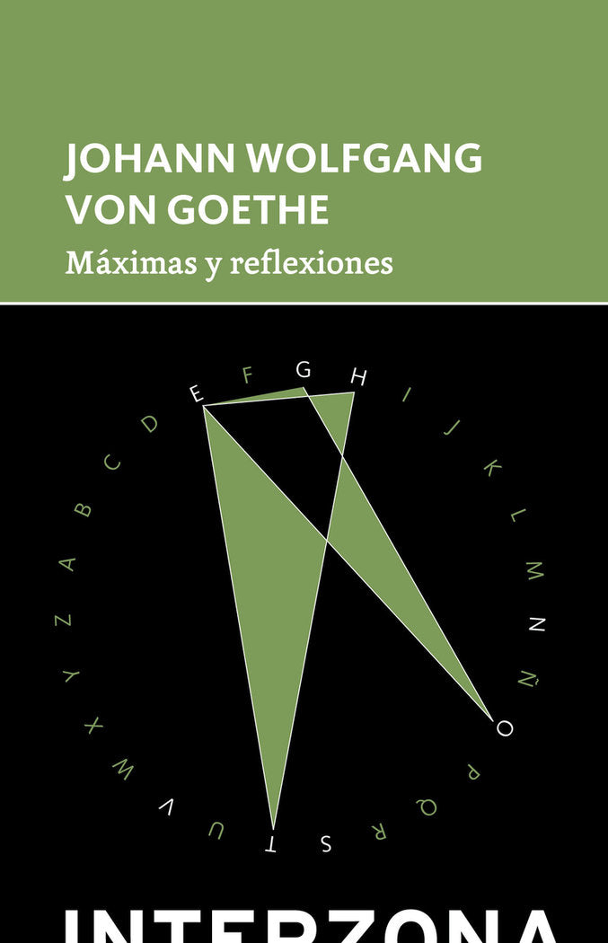 MAXIMAS Y REFLEXIONES, de GOETHE, JOHANN WOLFGANG VON | portada del libro