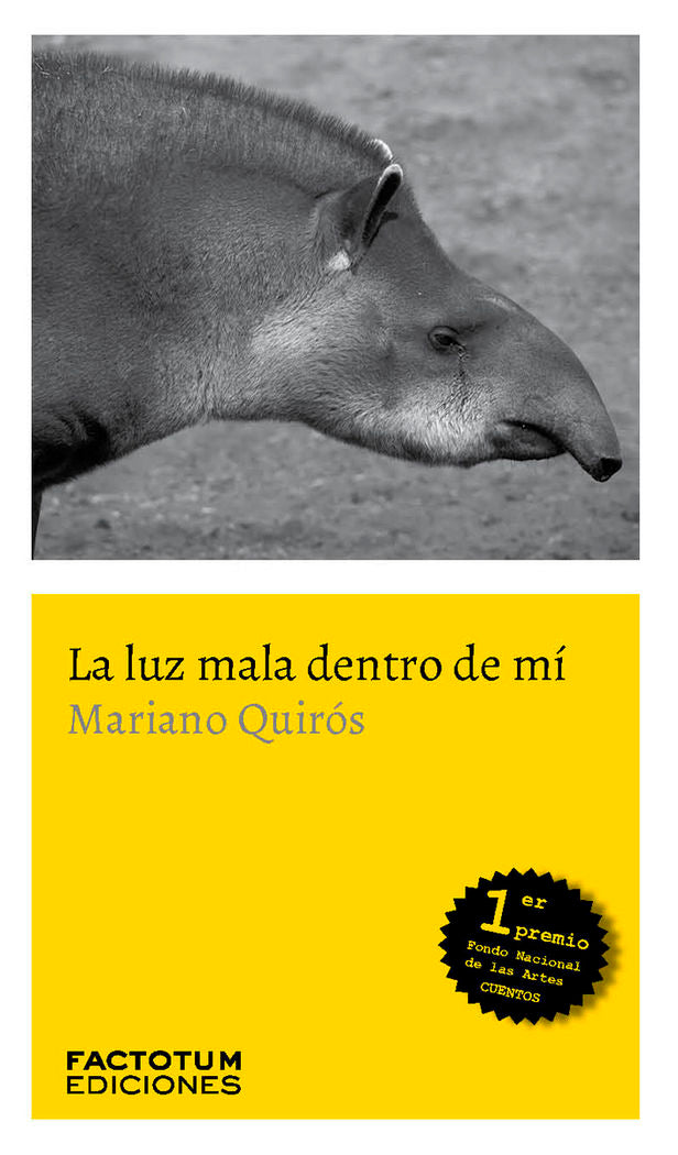 LUZ MALA DENTRO DE MI,LA, de QUIROS,MARIANO | portada del libro