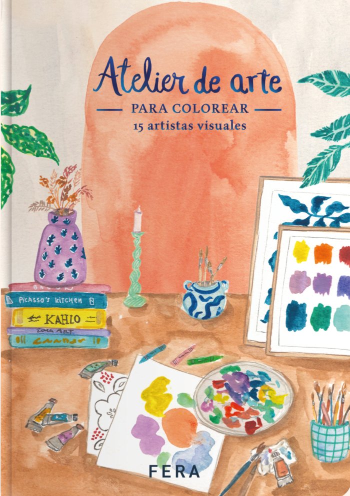ATELIER DE ARTE PARA COLOREAR, de MARIA VICTORIA, BENAIM | portada del libro