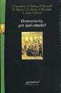DEMOCRACIA ¿EN QUE ESTADO?, de V.V.A.A. | portada del libro