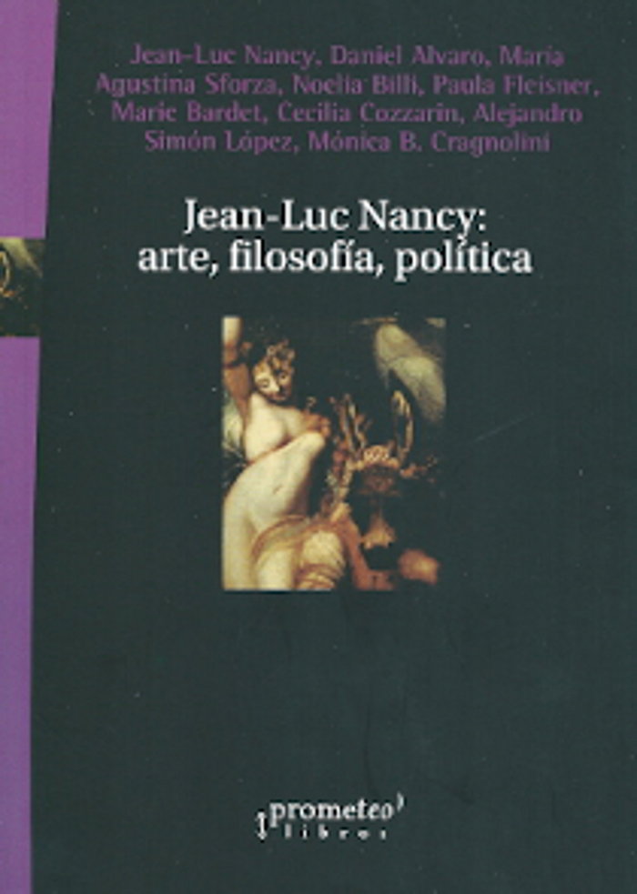 JEAN LUC NANCY ARTE FILOSOFIA POLITICA, de AA.VV. | portada del libro