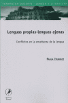 LENGUAS PROPIAS LENGUAS AJENAS, de ITURRIOZ,PAOLA | portada del libro