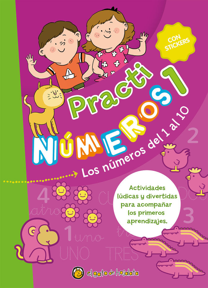PRACTI NUMEROS 1: LOS NUMEROS DEL 1 AL 10, de Varios autores | portada del libro