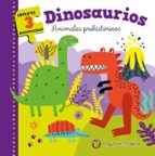 DINOSAURIOS: ANIMALES PREHISTORICOS (LIBRO+3 PUZZLE), de Varios autores | portada del libro