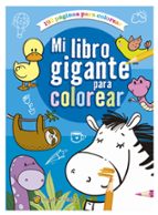 MI LIBRO GIGANTE PARA COLOREAR 2 (AZUL), de Varios autores | portada del libro