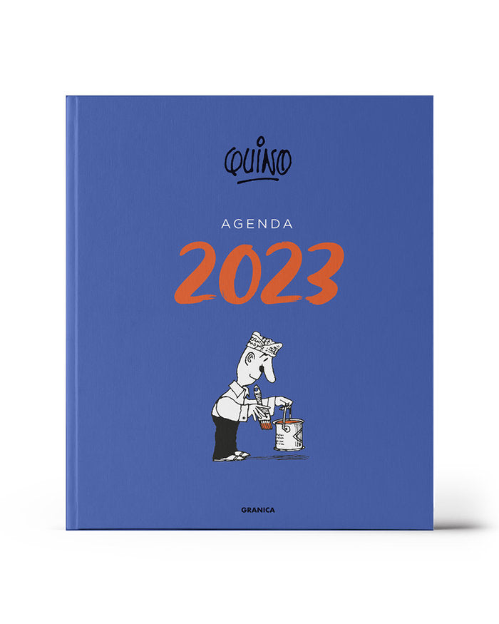 AGENDA 2023 QUINO ENCUADERNADA AZUL, de QUINO | portada del libro