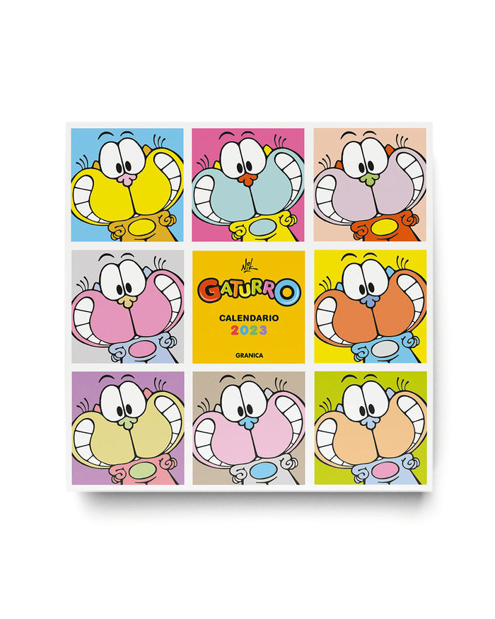 CALENDARIO 2023 GATURRO DE PARED, de NIK | portada del libro