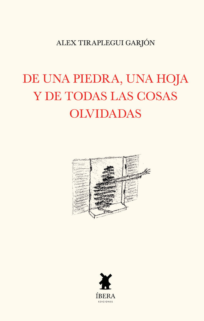 DE UNA PIEDRA UNA HOJA Y DE TODAS LAS COSAS OLVIDADAS, de ALEX TIRAPLEGUI GARJON | portada del libro