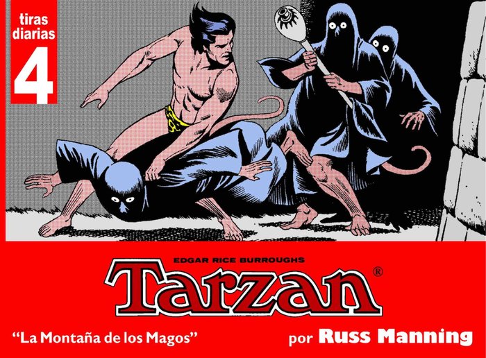 TARZAN: TIRAS DIARIAS 04, de MANNING, RUSS | portada del libro