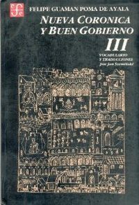 NUEVA CORONICA Y BUEN GOBIERNO VOL III, de GUAMAN | portada del libro