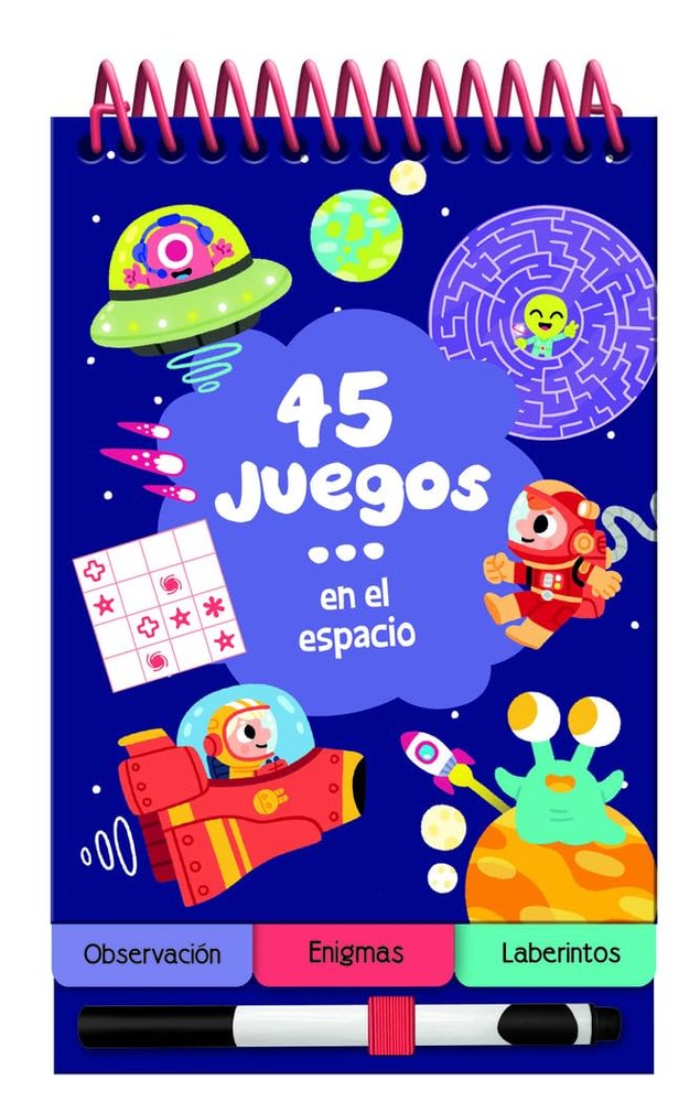 45 juegos en el espacio, de POTARD,CELINE | portada del libro