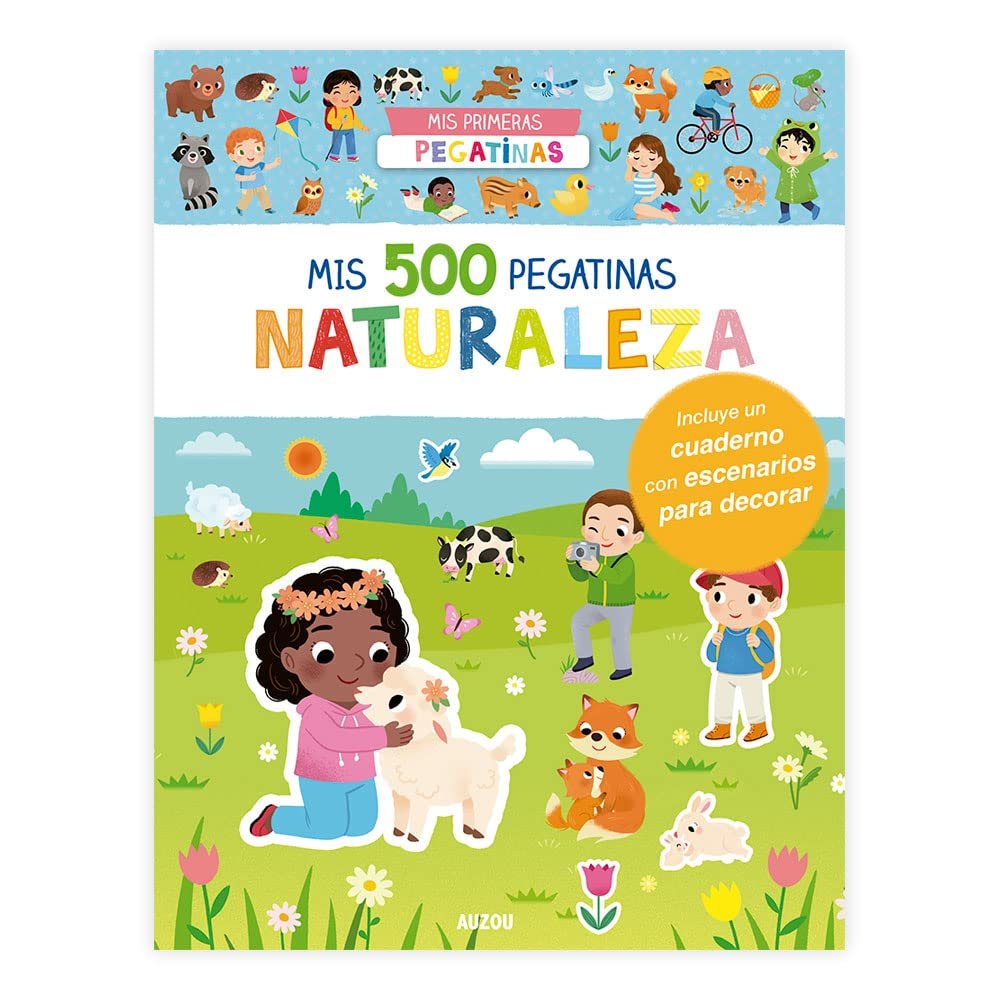 Mis 500 pegatinas. Naturaleza, de AA.VV. | portada del libro