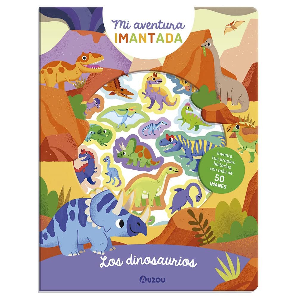 Aventura imantada. Dinosaurios, de DRWAS MEL | portada del libro