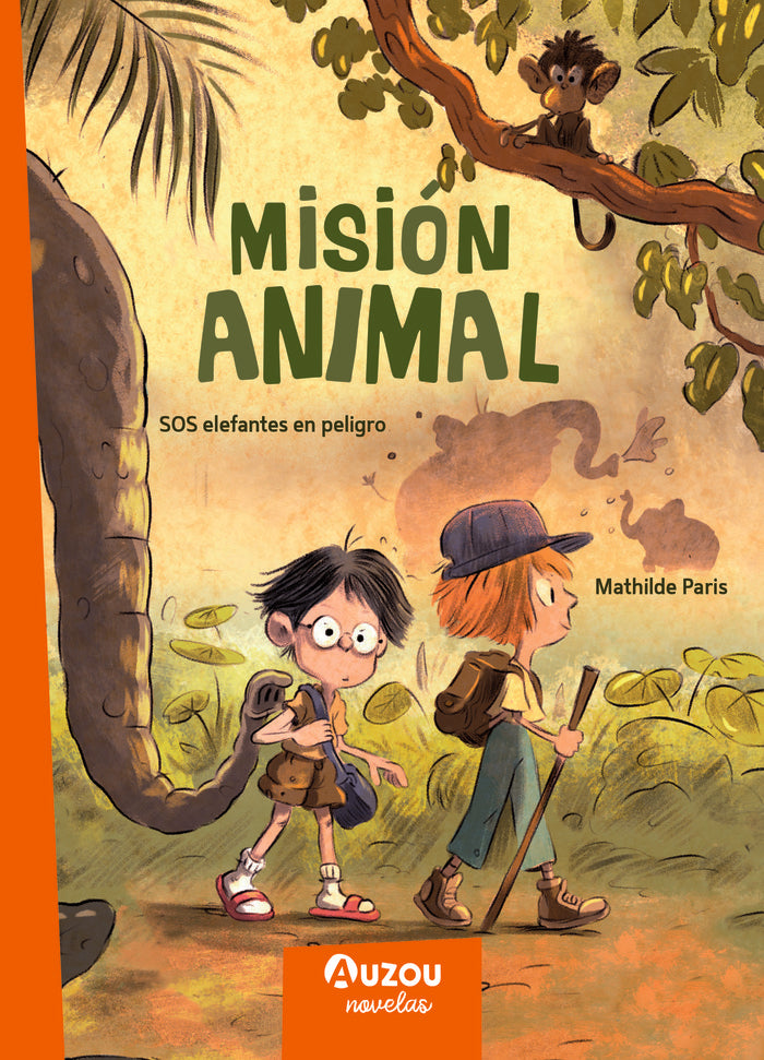 MISION ANIMALES SOS ELEFANTES EN PELIGRO, de PARIS, MATHILDE | portada del libro
