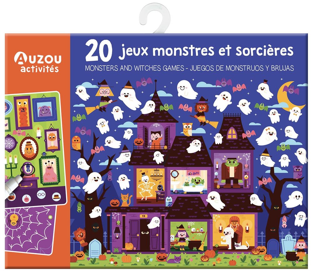 20 JUEGOS DE MONSTRUOS Y BRUJAS, de AA.VV. | portada del libro