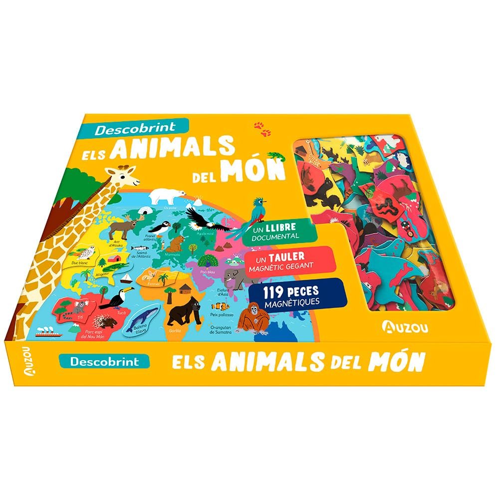 DESCOBRINT ELS ANIMALS DEL MON TAULER MAGNETIC, de BILLIOUD,JEAN-MICHEL | portada del libro