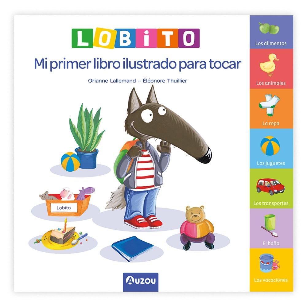 Lobito, mi primer libro ilustrado para tocar, de LALLEMAND, ORIANE | portada del libro