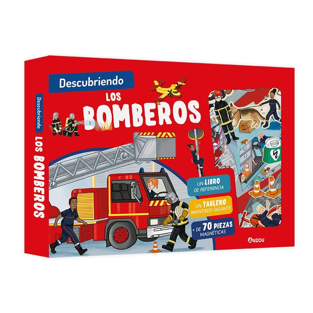 DESCUBRIENDO A LOS BOMBEROS. TABLERO MAGNETICO, de BILLIOUD, JEAN-MICHEL | portada del libro