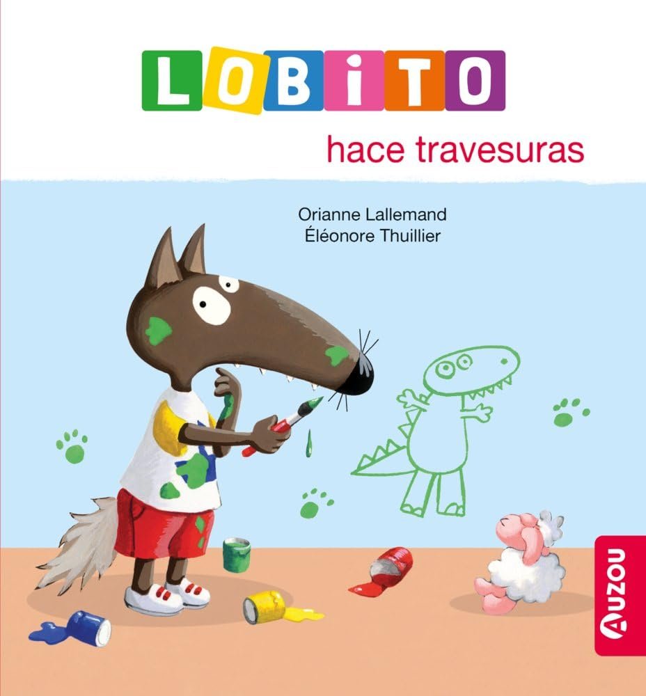 Lobito hace travesuras | portada del libro