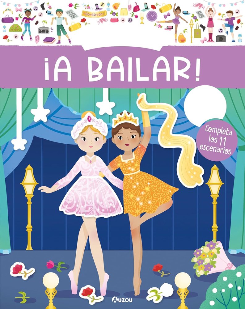 MIS 500 PEGATINAS CREATIVAS. ¡A BAILAR!, de SCORE,LUCY | portada del libro