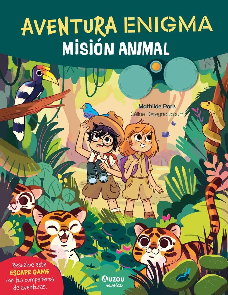 AVENTURA ENIGMA MISION ANIMAL, de PARIS, MATHILDE | portada del libro