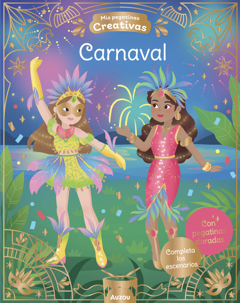MIS 500 PEGATINAS CREATIVAS. CARNAVAL, de ORTAL, OPHELIE | portada del libro