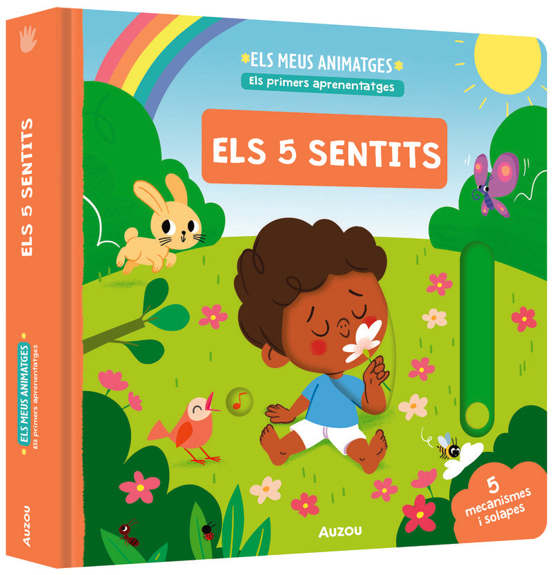 ELS MEUS ANIMATGES. ELS 5 SENTITS, de MAUBORGNE, AURELIE | portada del libro