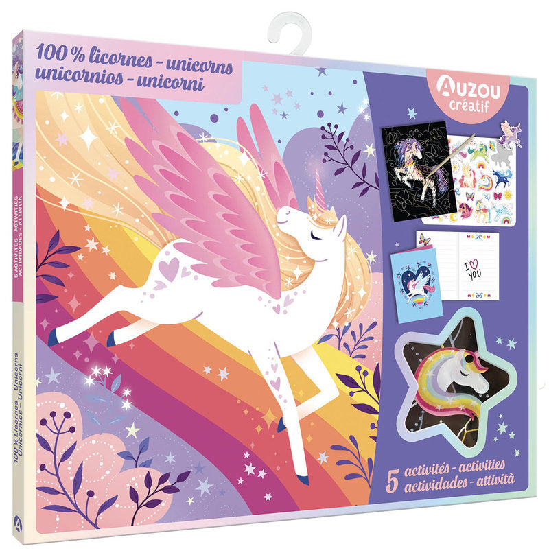 Unicornios arcoiris. Estuche de artista, de FABRE,LEA | portada del libro