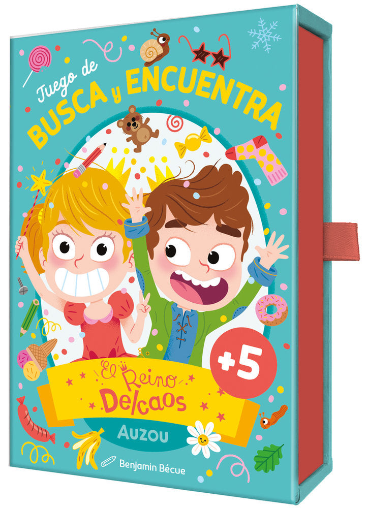 BUSCA Y ENCUENTRA EN EL REINO DELCAOS. JUEGO DE CARTAS, de BECUE, BENJAMIN | portada del libro