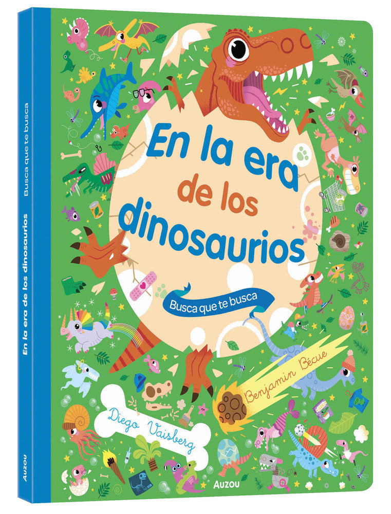 BUSCA QUE TE BUSCA. LA ERA DE LOS DINOSAURIOS, de BECUE, BENJAMIN | portada del libro